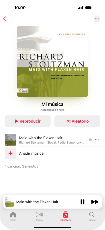 Pulsa el título de la canción.