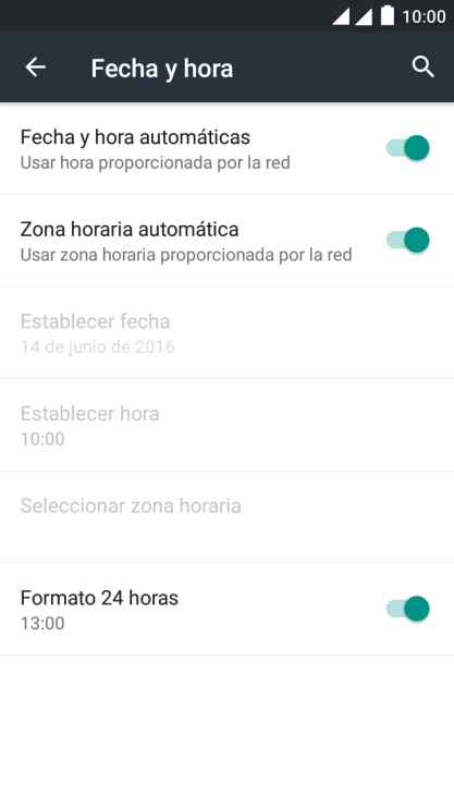 Pulsa el indicador junto a 