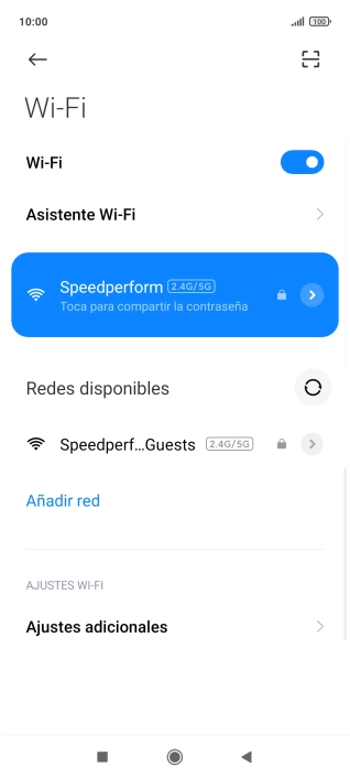 Pulsa la tecla de inicio para terminar y regresar a la pantalla de inicio.