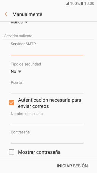 Pulsa la lista desplegable bajo 
