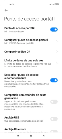 Pulsa la tecla de inicio para terminar y regresar a la pantalla de inicio.