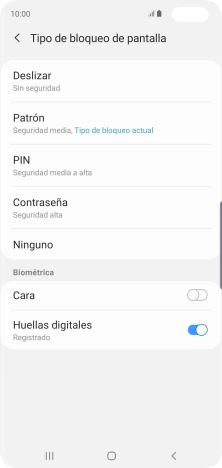 Pulsa Ninguno.
