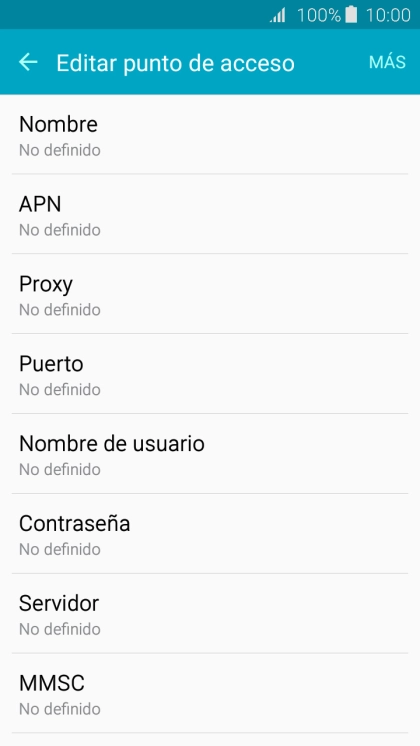 Pulsa Nombre.