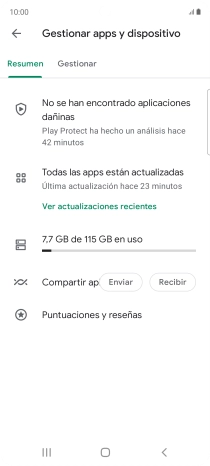 Pulsa Gestionar.