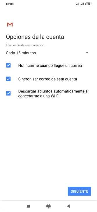 Pulsa la lista desplegable bajo 