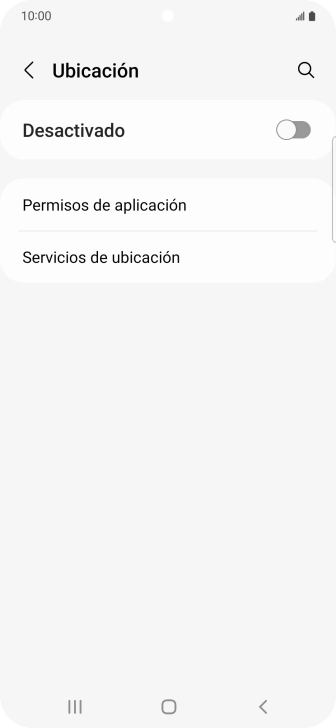 Pulsa el indicador para activar o desactivar la función.