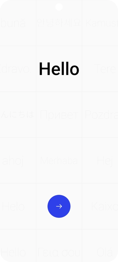 Pulsa la flecha hacia la derecha.