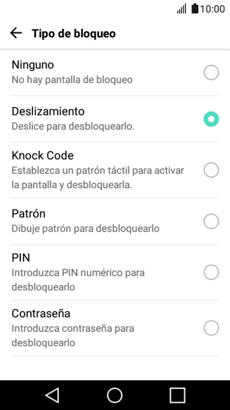 Pulsa Patrón.