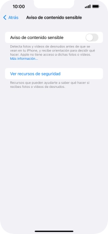 Pulsa el indicador junto a 