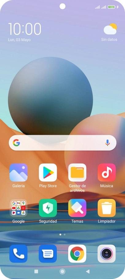 Cuando el icono de carga de batería aparece en la pantalla, el teléfono se está cargando.