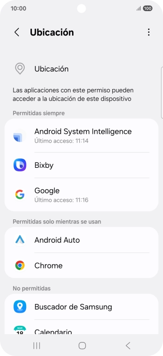 Pulsa la app deseada.