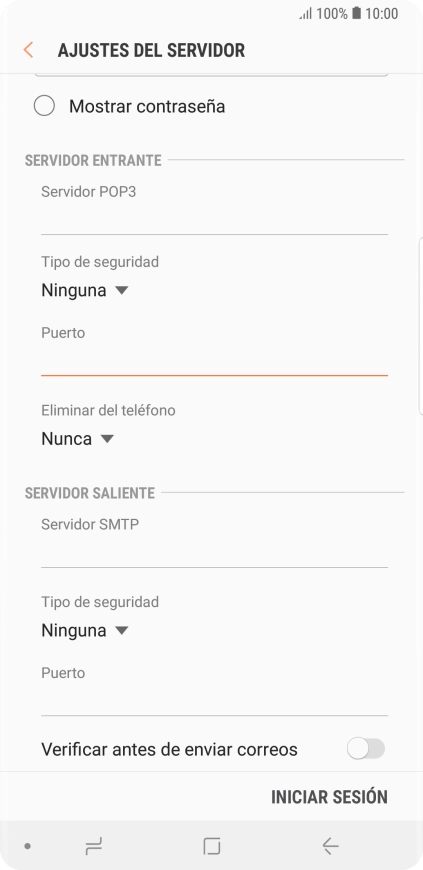 Pulsa INICIAR SESIÓN.