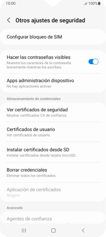 Pulsa Configurar bloqueo de SIM.