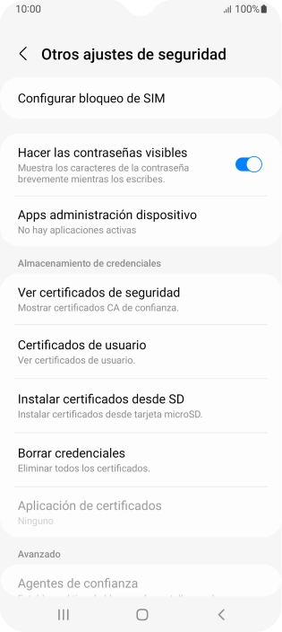 Pulsa Configurar bloqueo de SIM.