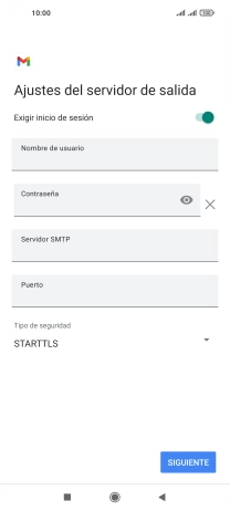Pulsa el indicador junto a 