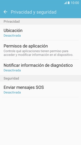Pulsa Ubicación.