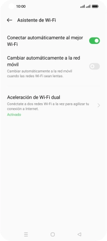 Pulsa el indicador junto a 