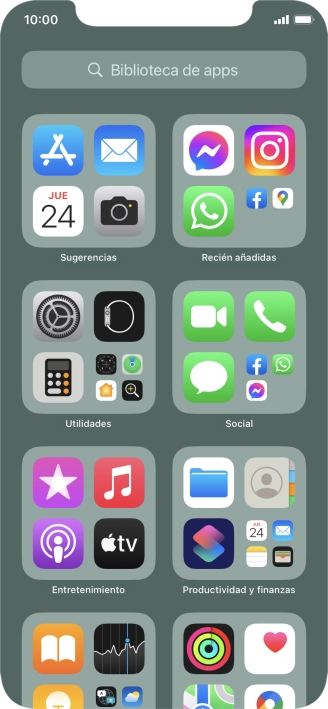 Pulsa la app deseada.