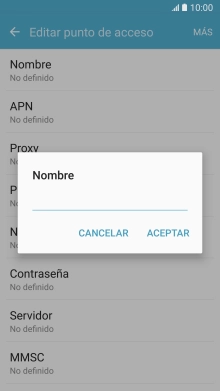 Introduce Vodafone Internet y pulsa ACEPTAR.