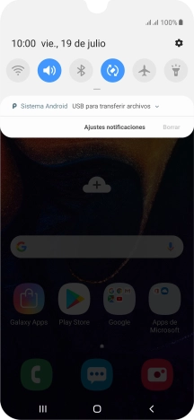 Pulsa Sistema Android.