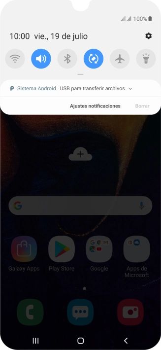 Pulsa Sistema Android.