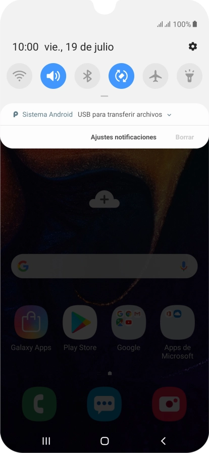 Pulsa Sistema Android.