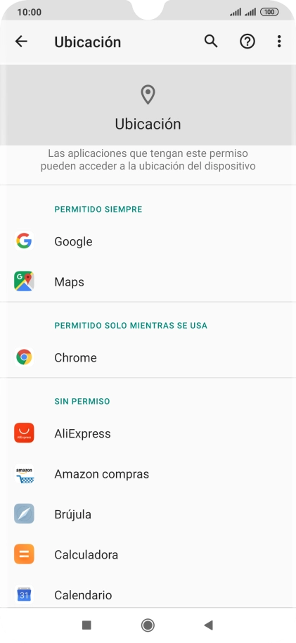 Pulsa la app deseada.