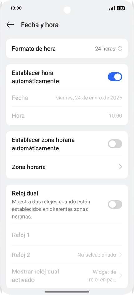 Pulsa el indicador junto a 