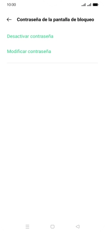 Pulsa Desactivar contraseña.