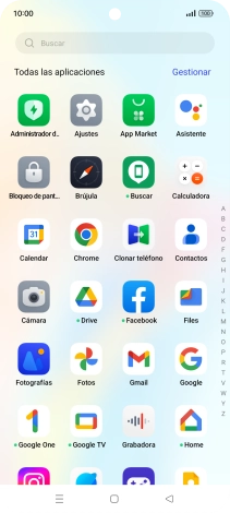 Pulsa Fotos y desplázate a la carpeta deseada.