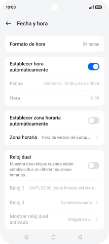 Pulsa el indicador junto a 