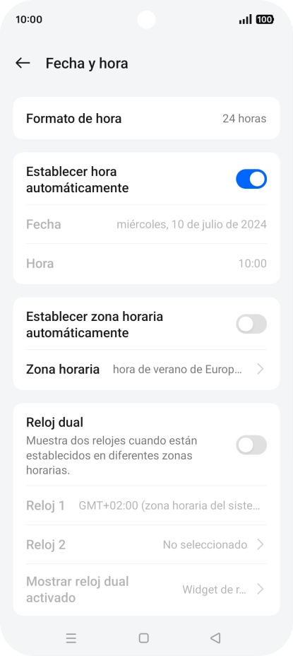 Pulsa el indicador junto a 
