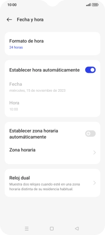 Pulsa el indicador junto a 