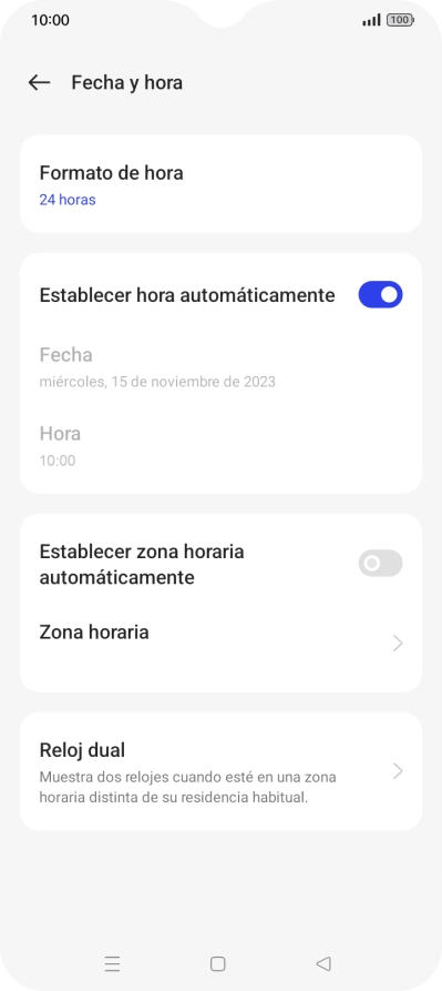 Pulsa el indicador junto a 