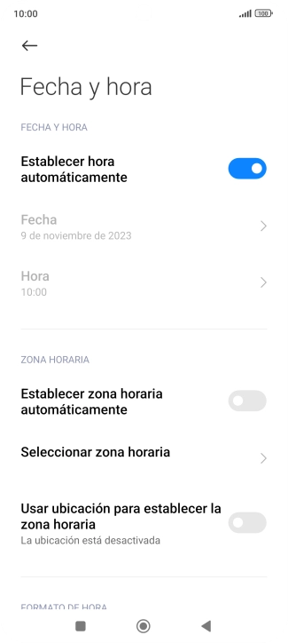 Pulsa el indicador junto a 