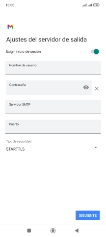 Pulsa el indicador junto a 