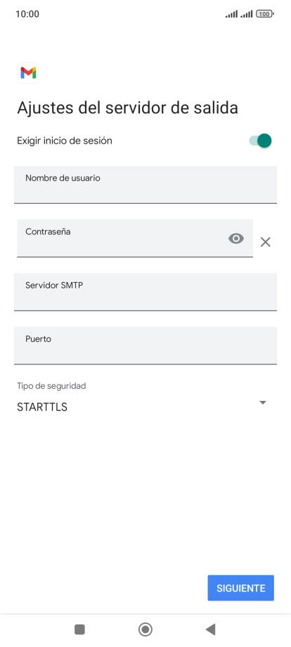 Pulsa el indicador junto a 