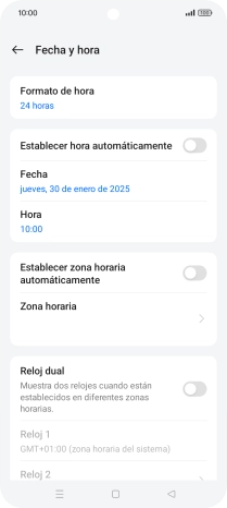 Pulsa el indicador junto a 