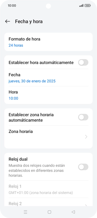 Pulsa el indicador junto a 