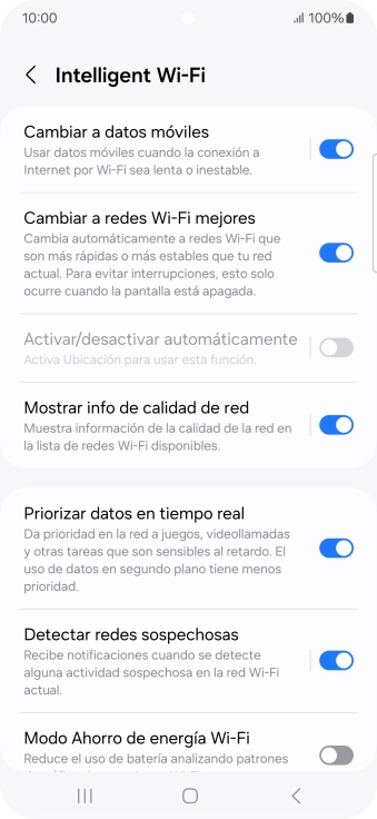 Pulsa el indicador junto a 