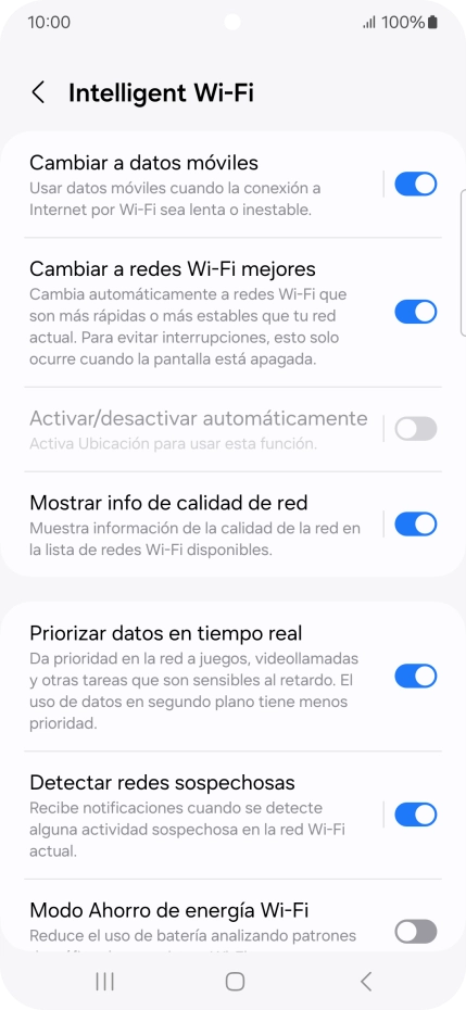 Pulsa el indicador junto a 
