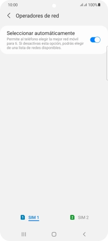 Pulsa la tarjeta SIM deseada.