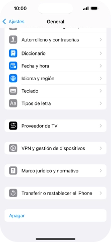 Pulsa Fecha y hora.