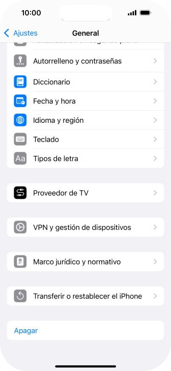 Pulsa Fecha y hora.