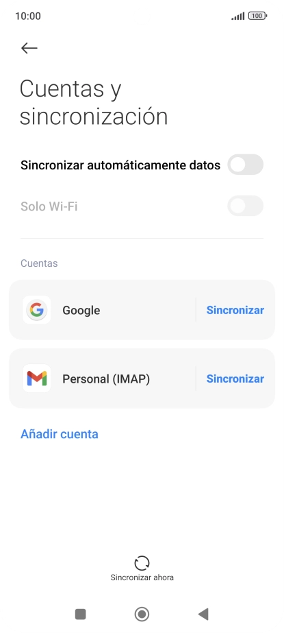Pulsa el indicador junto a 