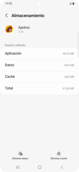 Pulsa Eliminar caché.
