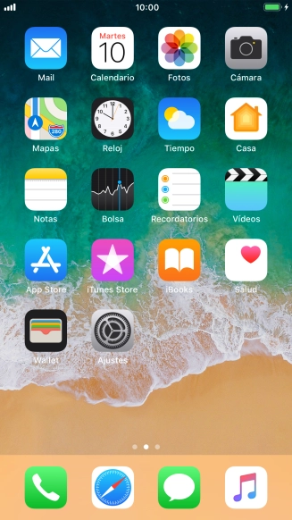 Cuando el icono de carga de batería aparece en la pantalla, el teléfono se está cargando.