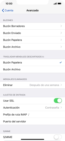 Pulsa el indicador junto a 