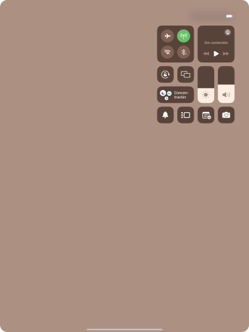 Pulsa el icono de modo de sonido para activar o desactivar el modo silencioso.