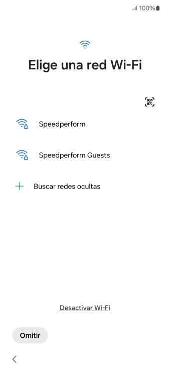 Pulsa la red wifi deseada.